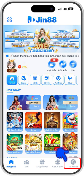 Hướng dẫn nhận Hoàn Trả Tức Thời 1.png