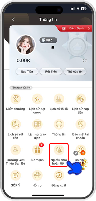 Hướng dẫn nhận Hoàn Trả Tức Thời 2.png