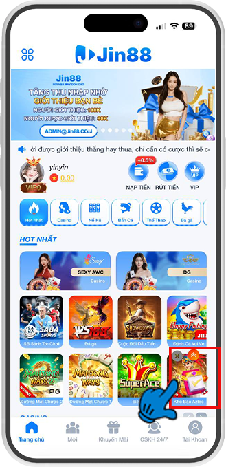 Hướng dẫn nhận khuyến mãi Điểm Danh Mỗi Ngày 1.png